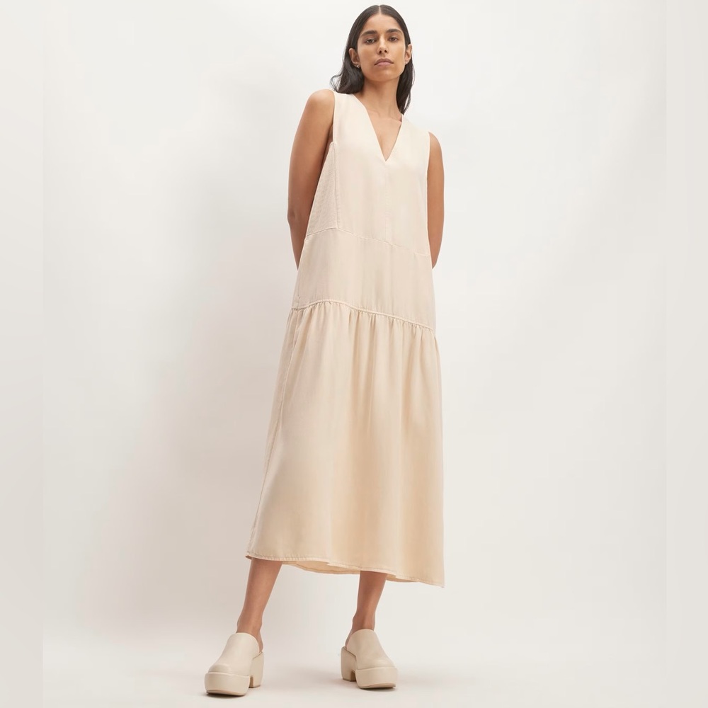 Everlane the tencel v neck dress woman’s xl